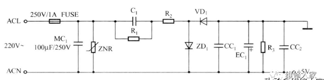 常见电风扇的电路工作原理图(电风扇电路原理维修)图1