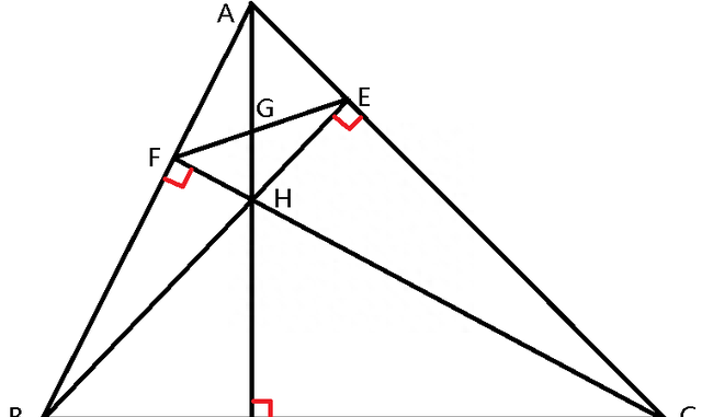 三角形垂心与向量有关的结论图6