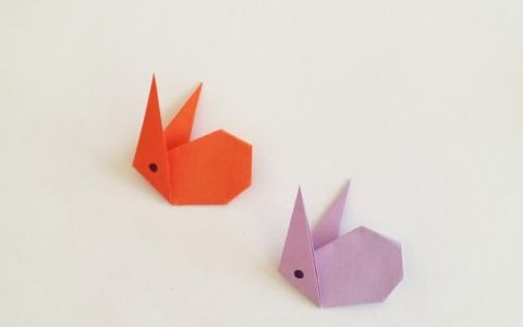 用正方形纸怎么叠小兔子